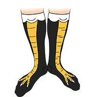 chicken feet socks